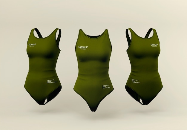 Swimwear mock-up design for women