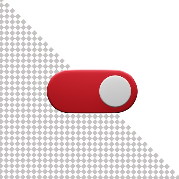 switch button 3D Icon