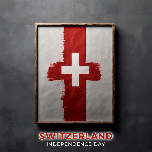 PSD switzerland independence day background