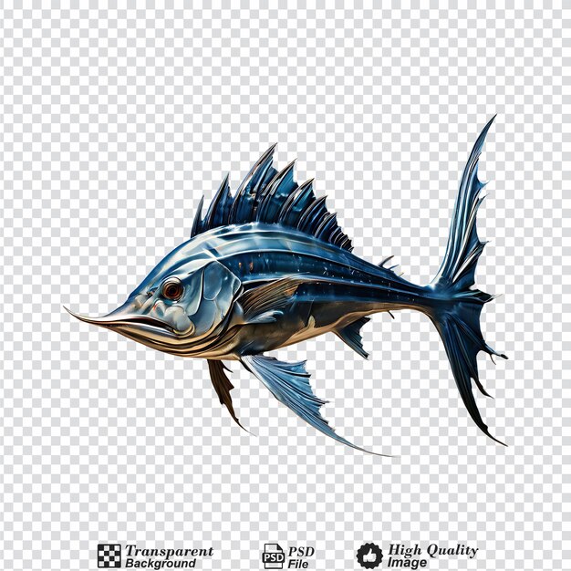 swordfish isolated on transparent background