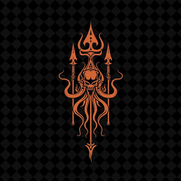 the symbol of the king on a black background