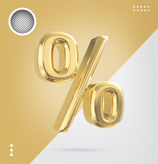 Symbol Percentage Gold