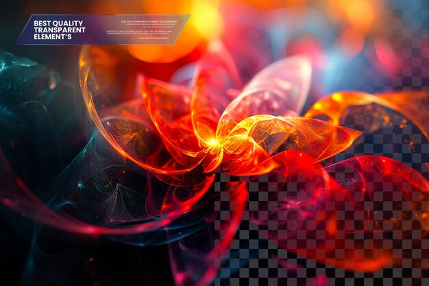 PSD synthetic symphony on transparent background