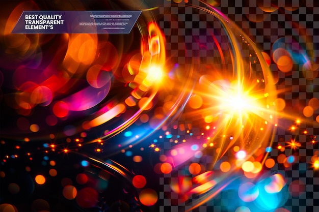 PSD synthetic symphony on transparent background