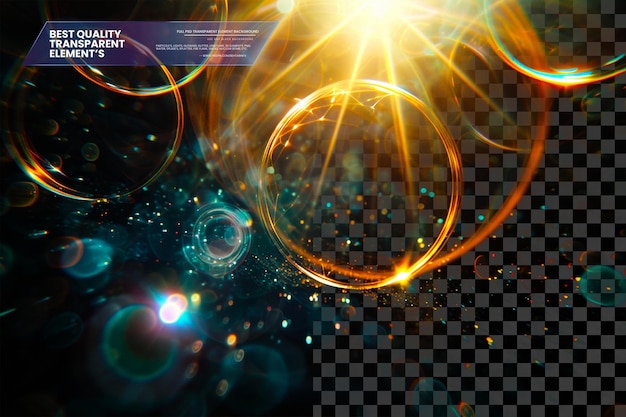 PSD synthetic symphony on transparent background