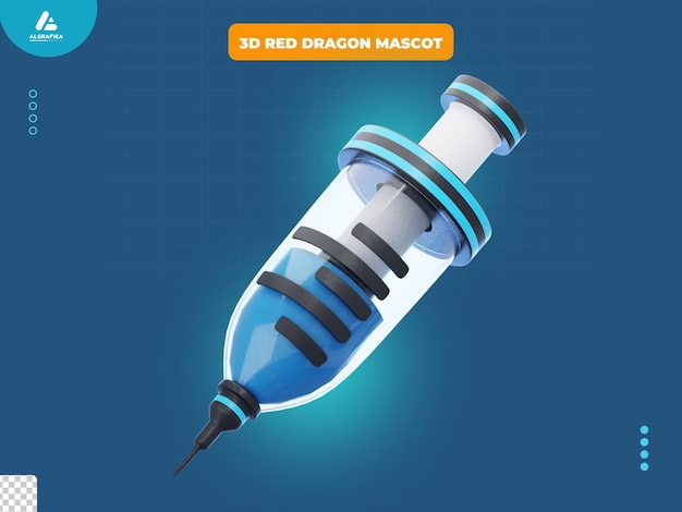 syringe 3d icon