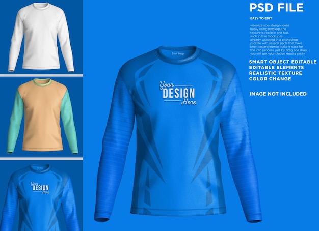 T-Shirt Long Sleeve Mockup