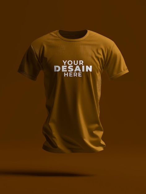 t shirt mockup 3d render