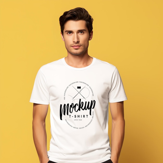 t shirt mockup design psd for branding