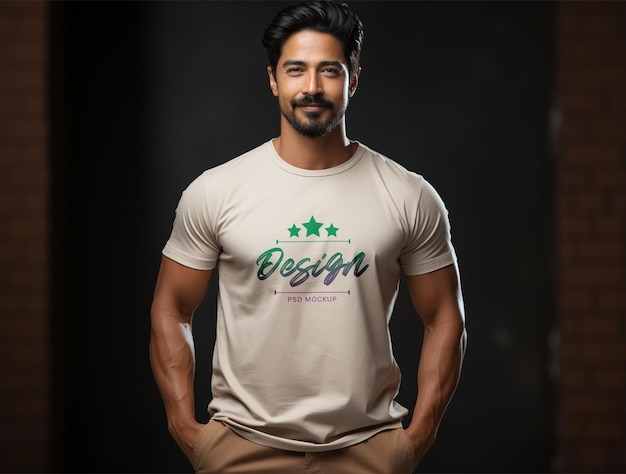 T shirt mockup design PSD template