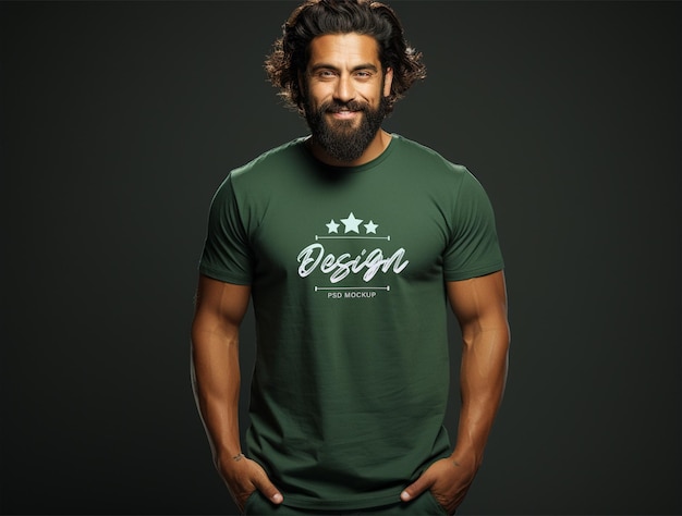 T shirt mockup design PSD template