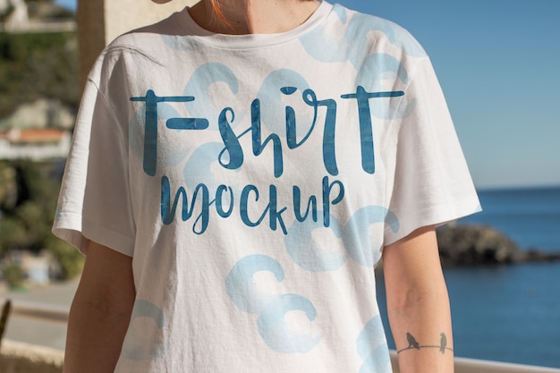 T-shirt mockup design