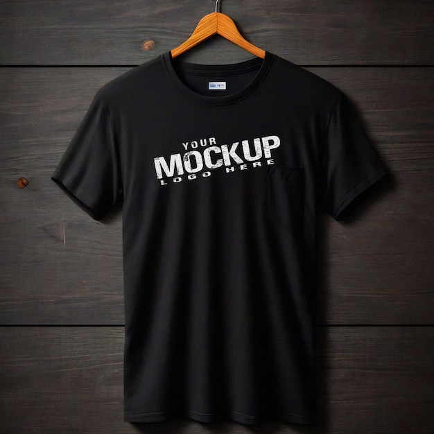 T shirt mockup logo template design for social media poster and banner