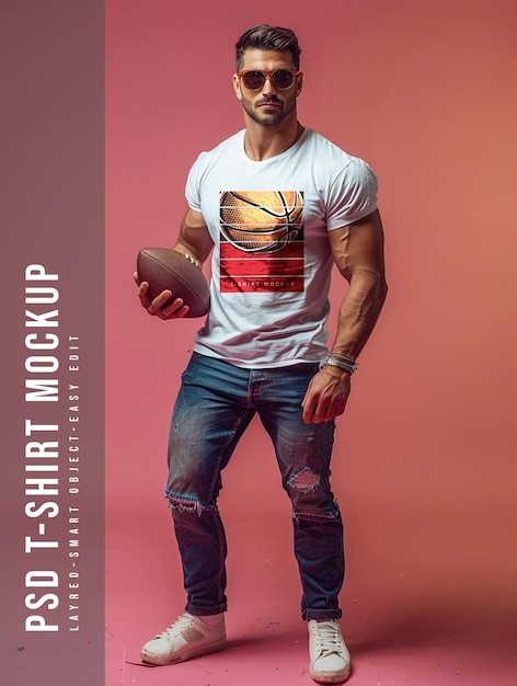 PSD t shirt mockup