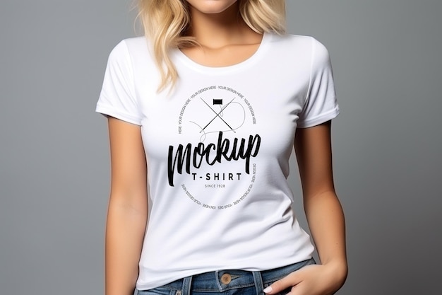 PSD t shirt mockup