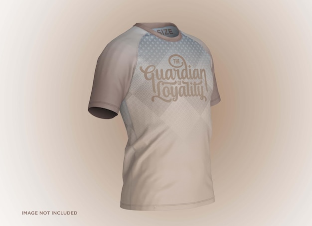 T-Shirt Raglan Short Mockup