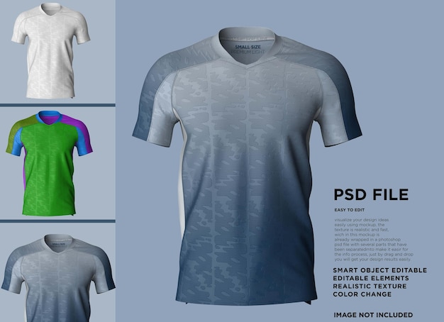 T-Shirt V-Neck Mockup