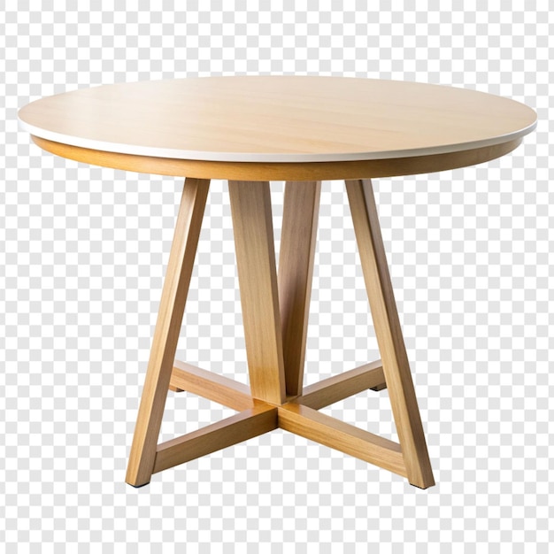 Table isolated on transparent background