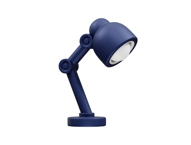 PSD table lamp icon illustration