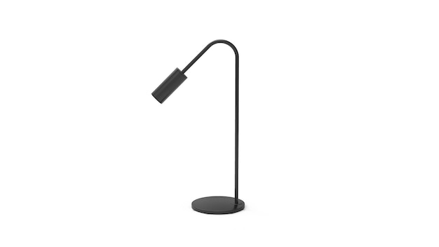 table lamp isolate on white background with clipping path