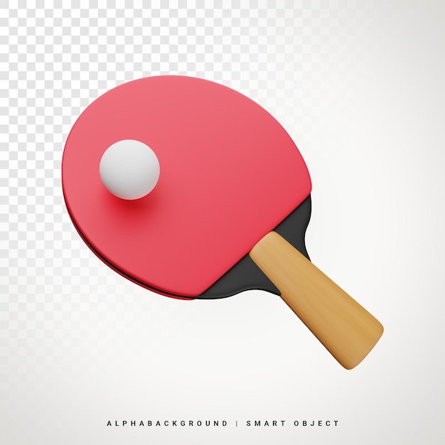 Table Tennis 3d Illustration