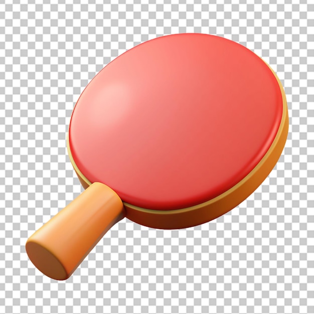 table tennis racket with ball