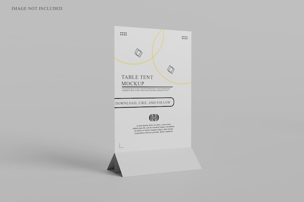 Table Tent Mock-up