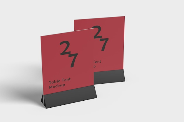 Table Tent Mockup