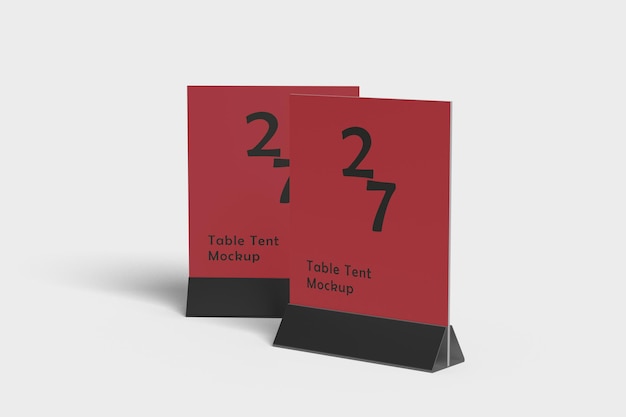 Table Tent Mockup