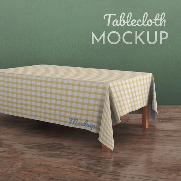 Tablecloth mock-up design