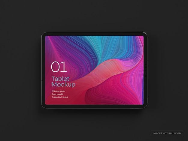 PSD tablet device mockup