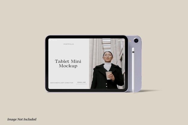 Tablet mini screen mockup Premium Psd