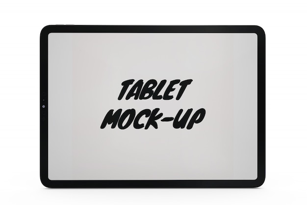 PSD tablet mock-up isolated