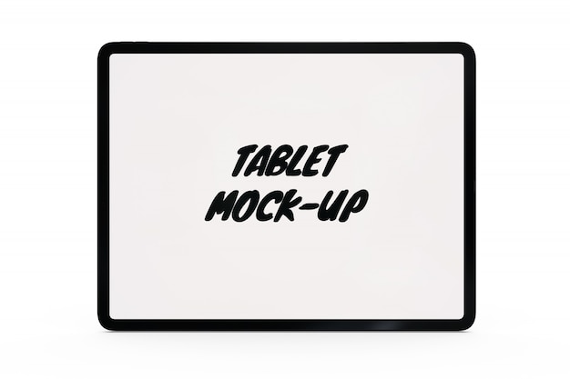 PSD tablet mock-up isolated