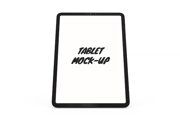 Tablet Mock-up Isolated