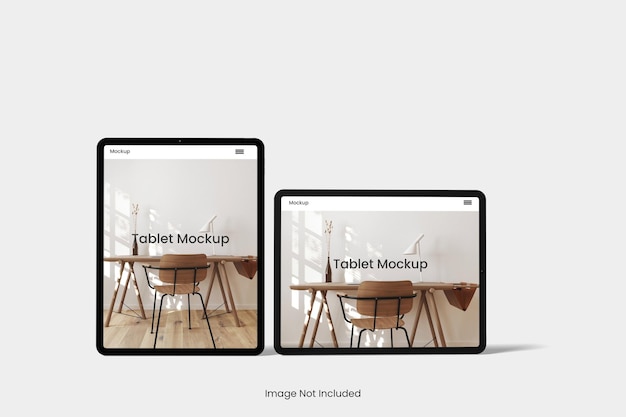 Tablet  Mockup Design Isolated