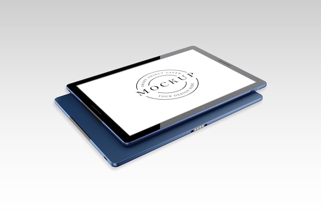 Tablet mockup design isolated