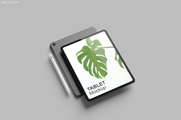 Tablet mockup design rendering