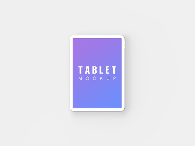 Tablet mockup design