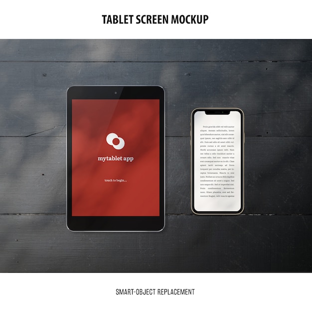 Tablet Screen Mockup