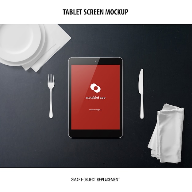 Tablet Screen Mockup