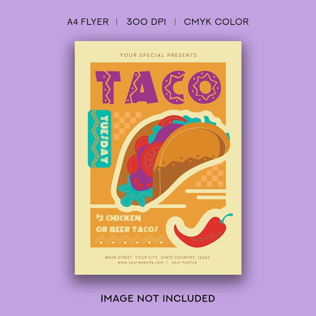 Taco Tuesday Flyer