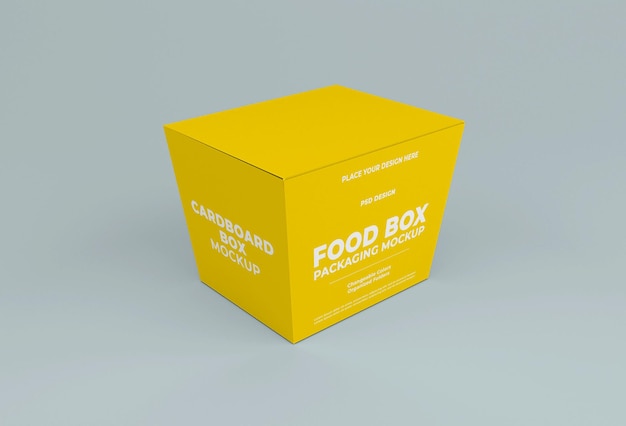 take away chinese food box mockup design