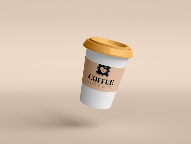 Take away coffee cup mockup