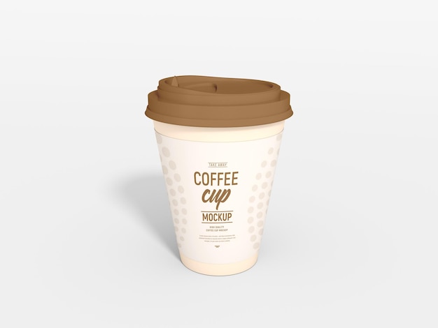 Take Away Paper Coffee Cup Branding Mockup