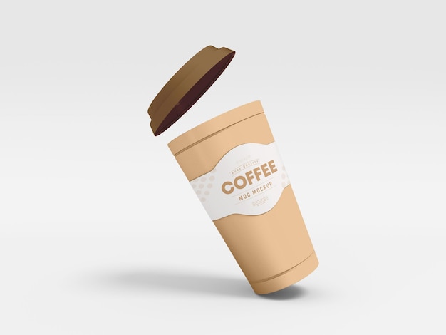 Take Away Paper Coffee Cup Branding Mockup