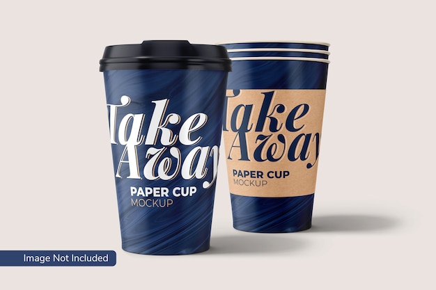 Take Away Paper Cup Mockup