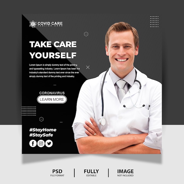 TAKE CARE YOURSELF SOCIAL MEDIA POST BANNER