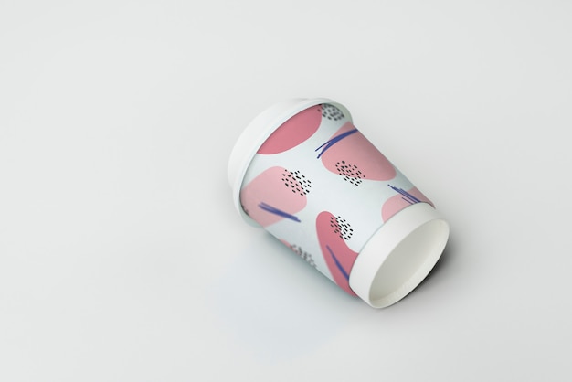 PSD takeaway coffee cup mockup design