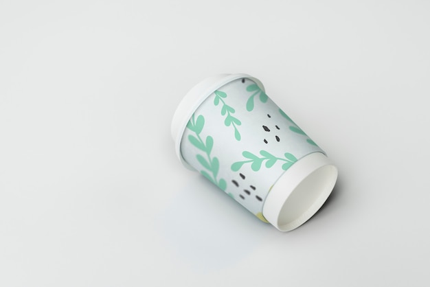 PSD takeaway coffee cup mockup design